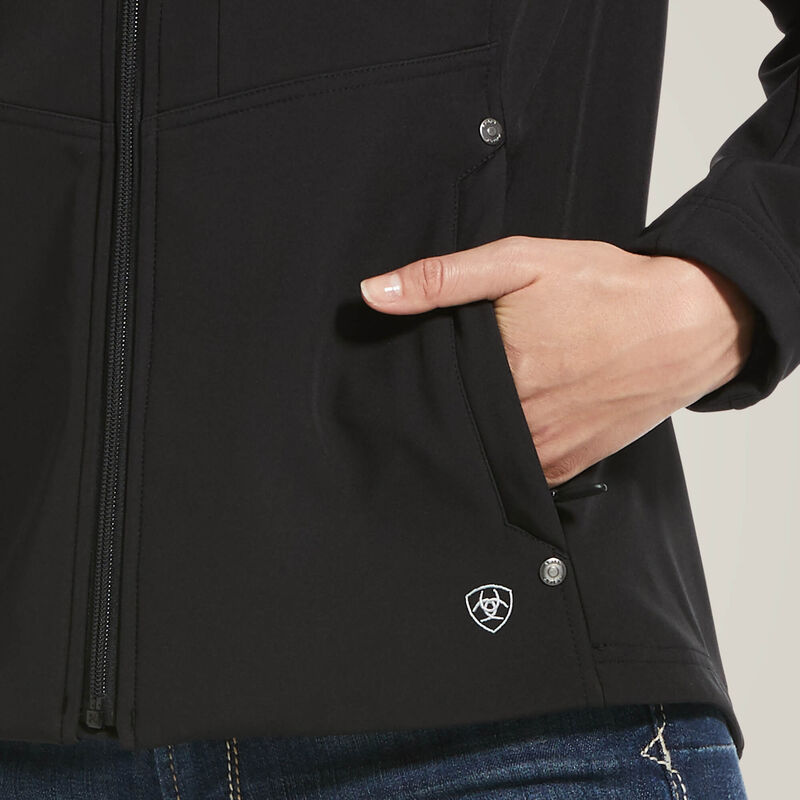 Women's Ariat REAL Black Softshell Jacket