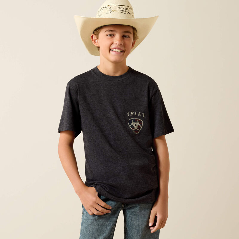 Ariat Boy's Bison Tee