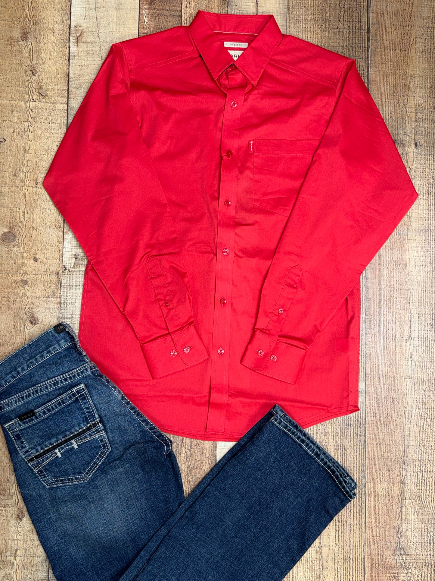 Ariat Classic Red Button-Up