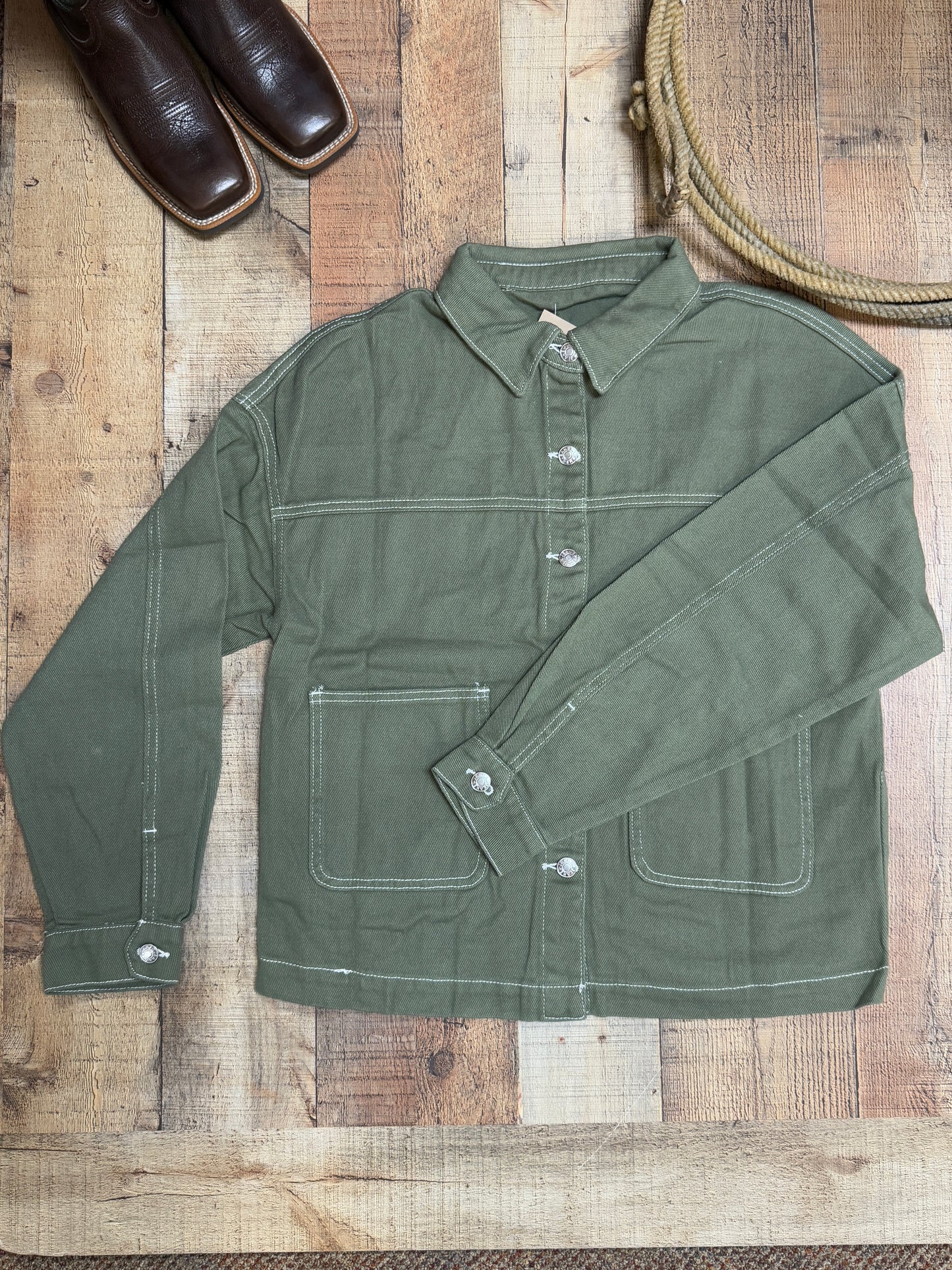 Smoke Green Jacket