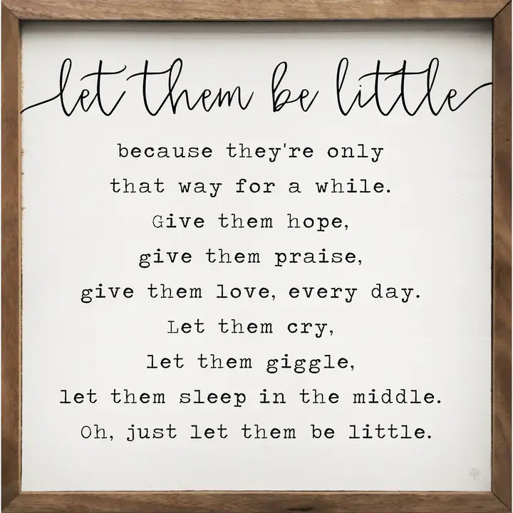 Let Them Be Little Square