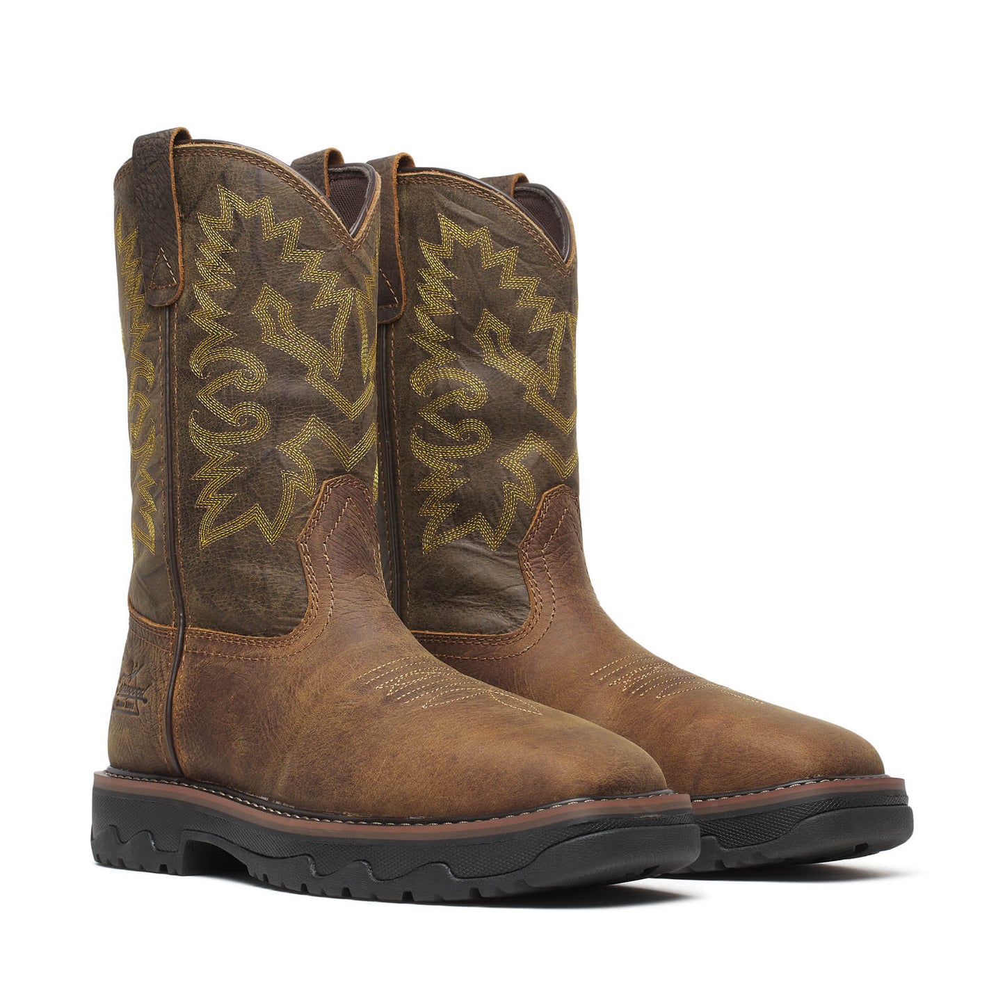 Buffalo Ridge – WP 11″ Brown/Sage Nano Sq Toe