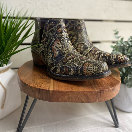 Snake Print Fashion Boot