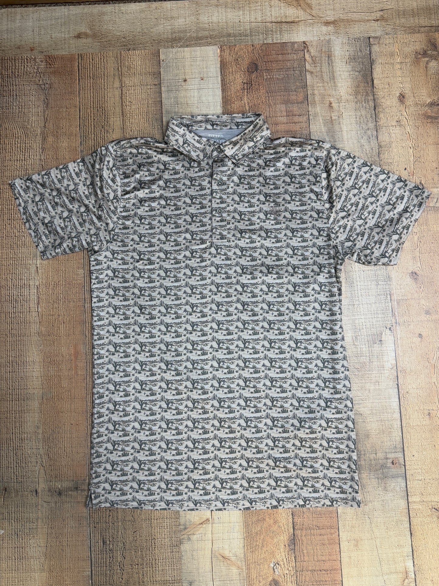 Men's Ariat Desert Print Polo