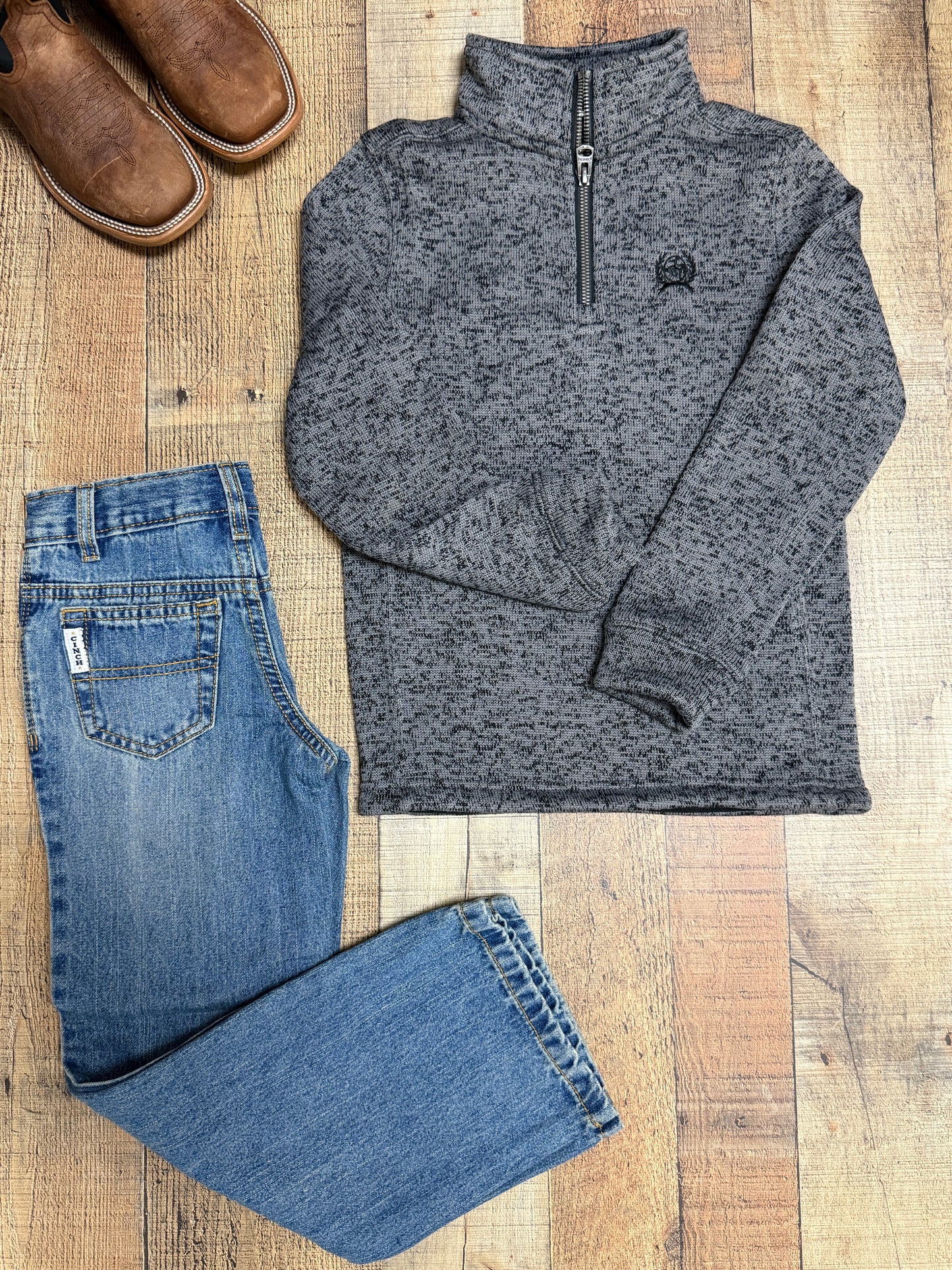 Cinch 1/4 Zip Sweater