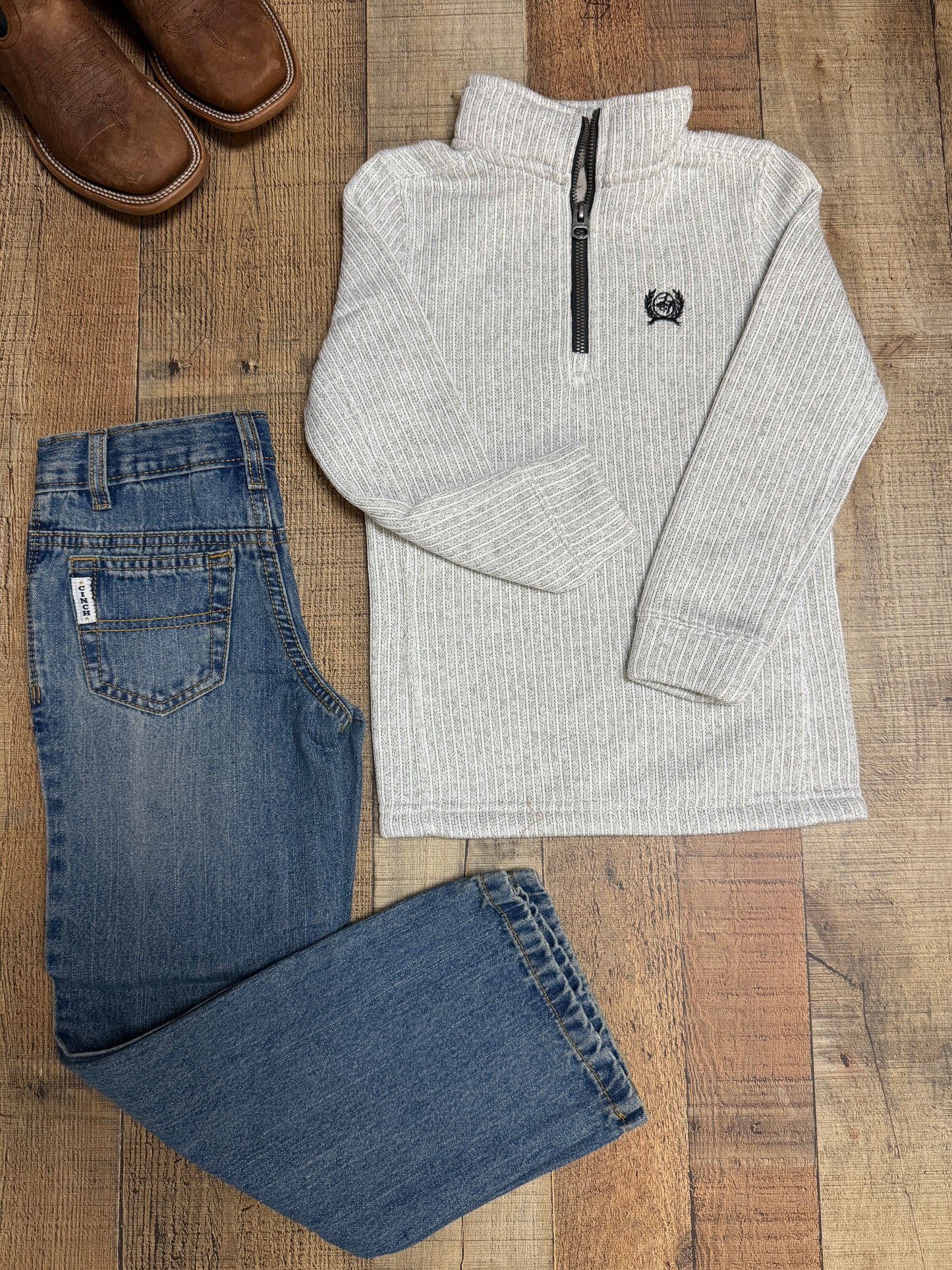 Cinch Boy's 1/4 Zip Sweater