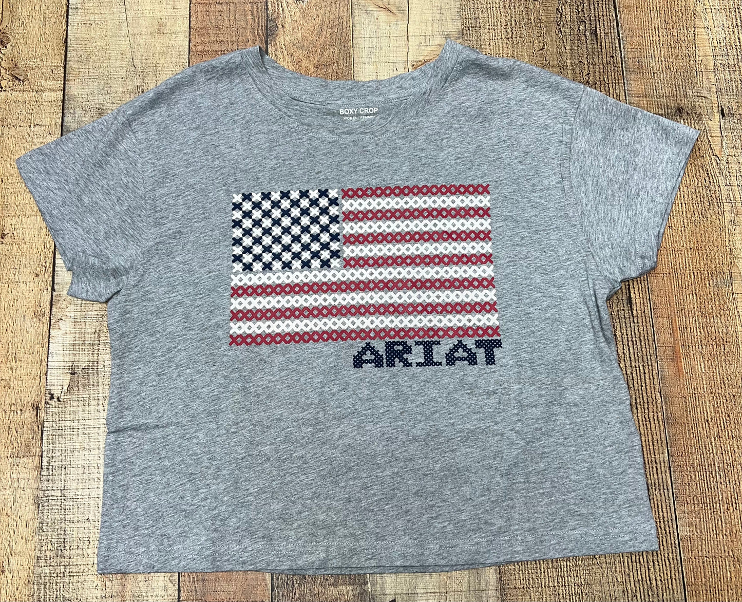 Ariat Flag Crop Top