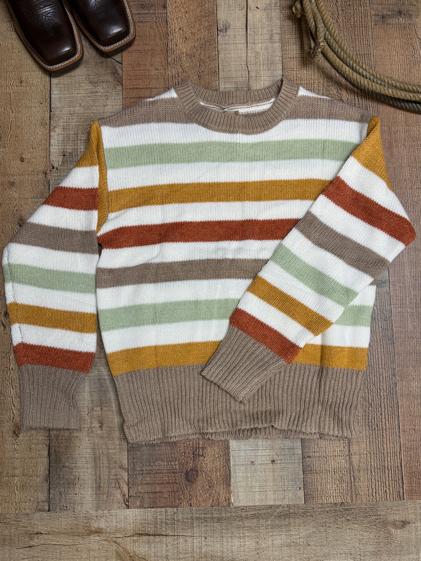 Multicolor Stripe Sweater