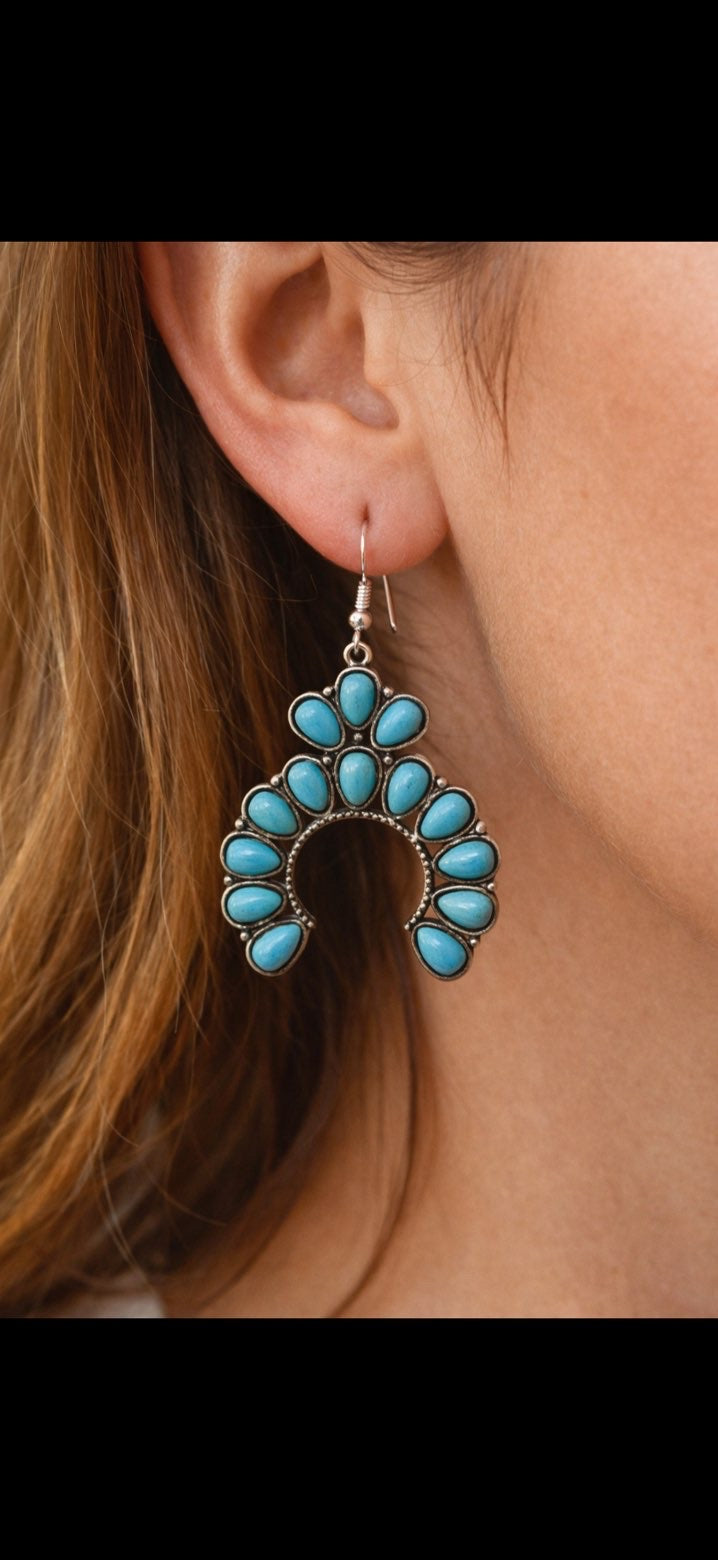 Chunky Turquoise Earrings