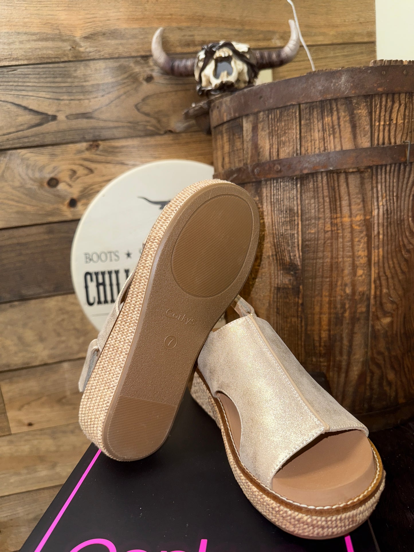 Corkys Volta Wedge Heel