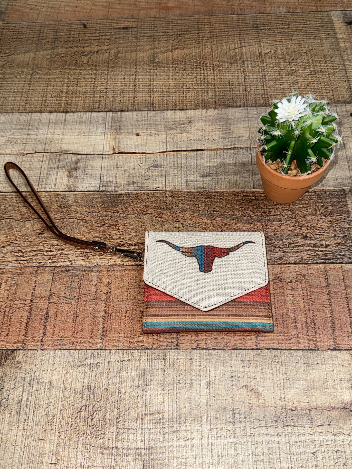 Striped Mini Wallet