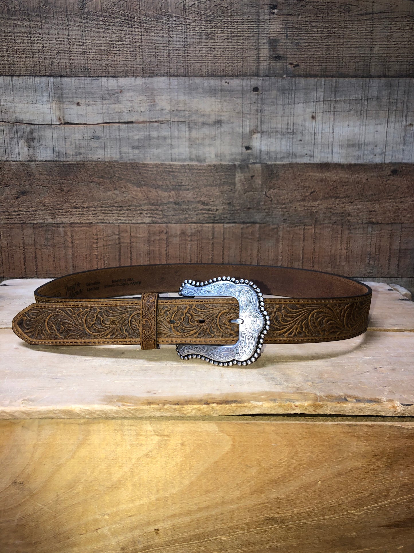 Tony Lama Layla Western Belt - Brown