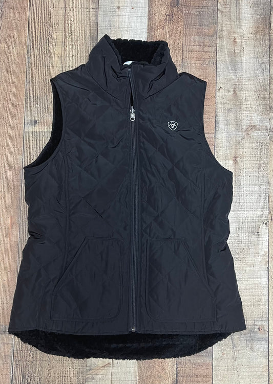 Ariat Ladies REAL Black Reversible Dilon Vest