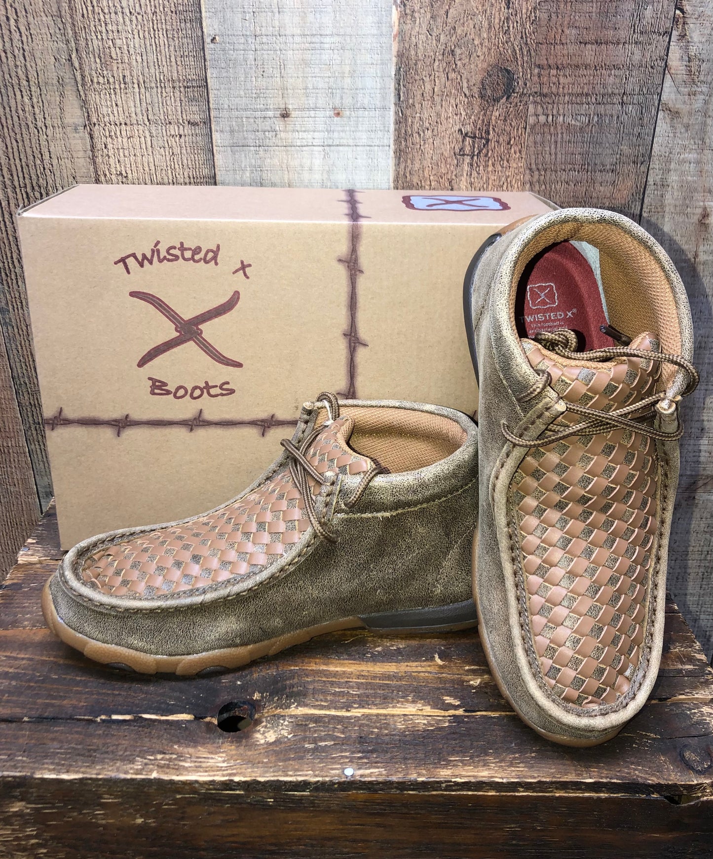 Twisted X Chukka Driving Moc - Bomber/Tan