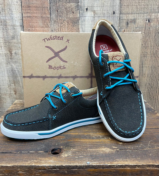 Twisted X Kicks - Rubberized Brown/Turquoise