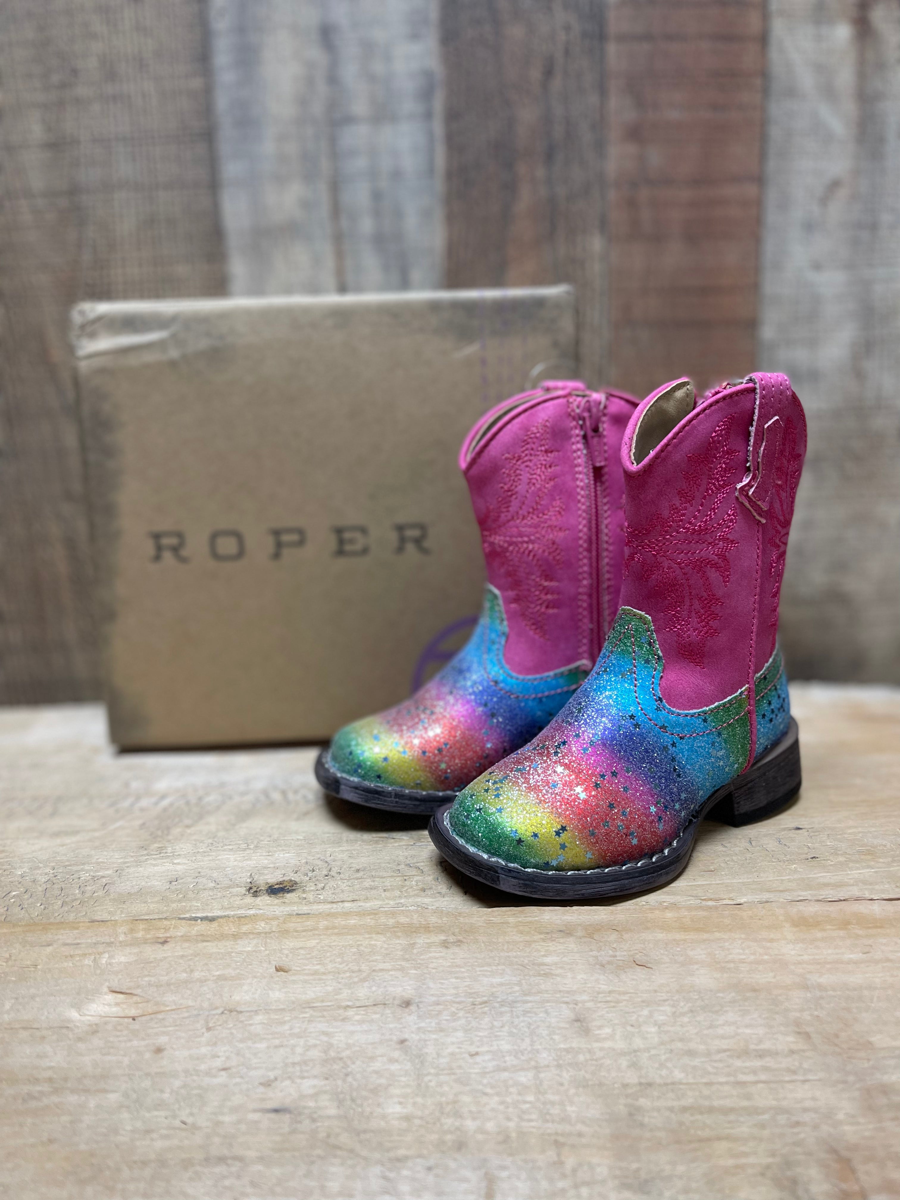 Rainbow 2025 cowboy boots