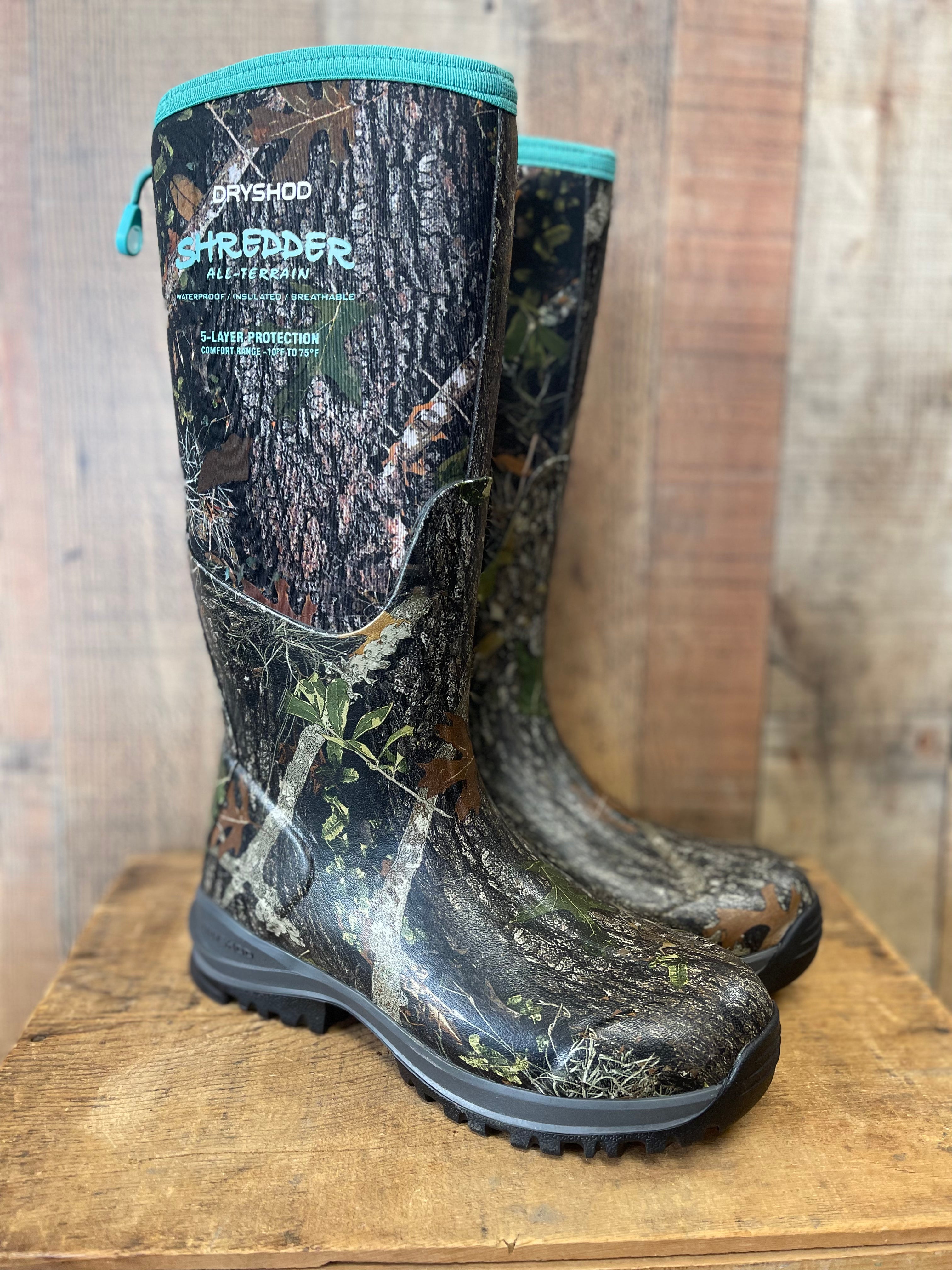 Women s Turquoise Camo Shredder MXT Hunting Boots