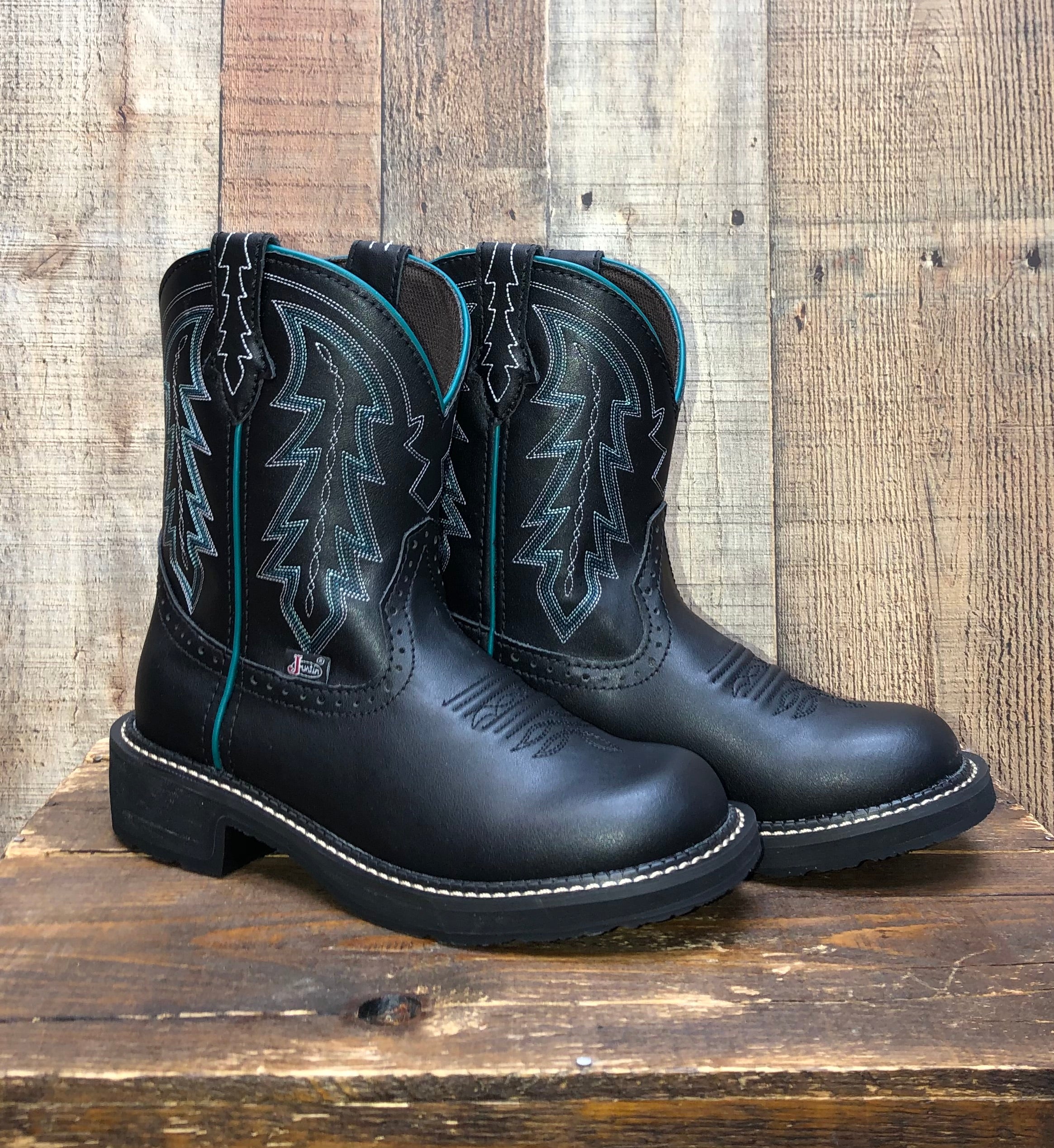 Black and teal outlet cowgirl boots