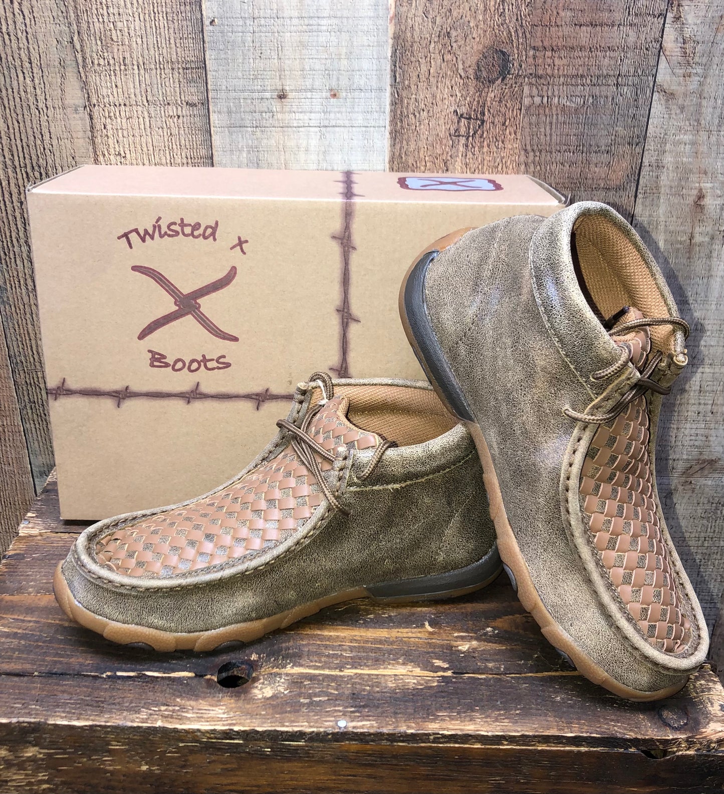 Twisted X Chukka Driving Moc - Bomber/Tan