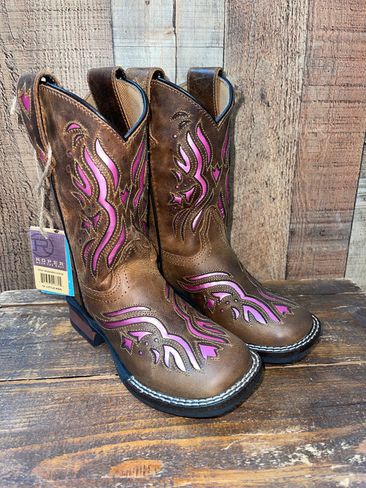 Shiloh Square Toe Cowboy Boots