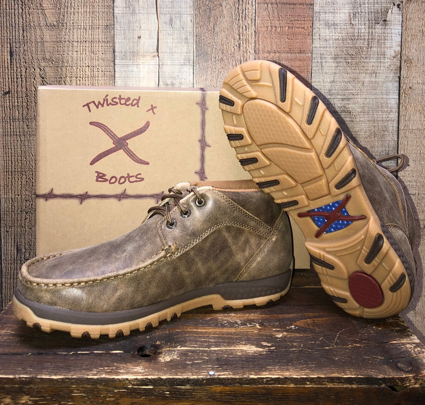 Twisted X Chukka Driving Moc - Bomber