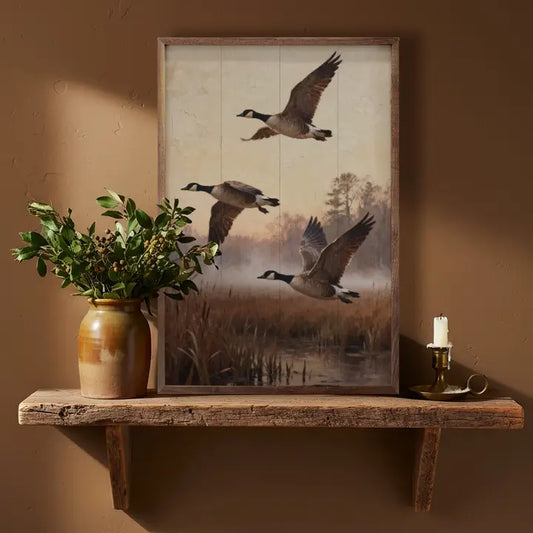Geese Flying