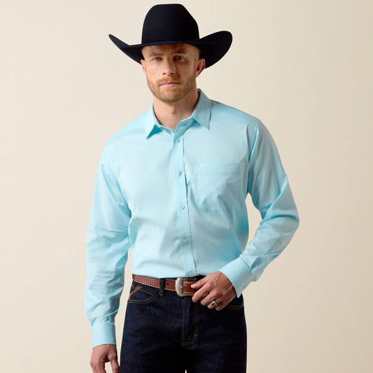 Ariat Crystal Blue Long Sleeve Button-Up Shirt