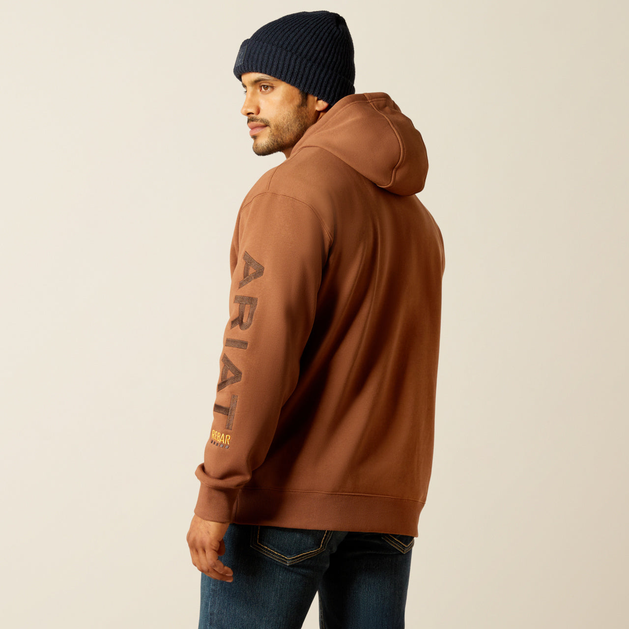 Ariat Men's Rebar Brown Hoodie