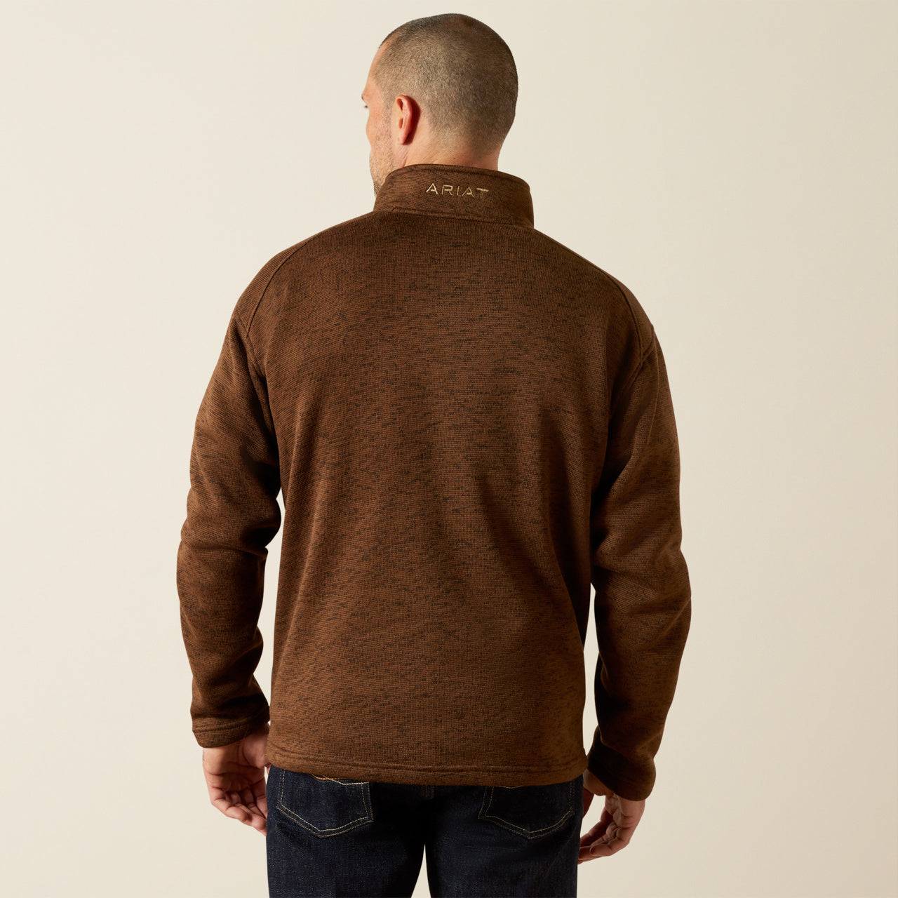 Caldwell Logo 1/4 Zip Sweater
