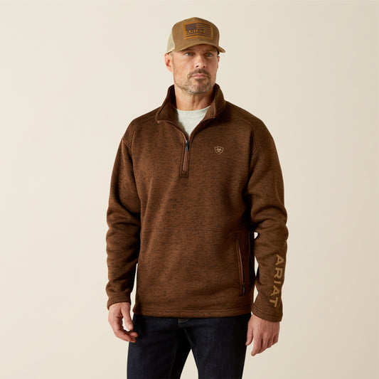Caldwell Logo 1/4 Zip Sweater