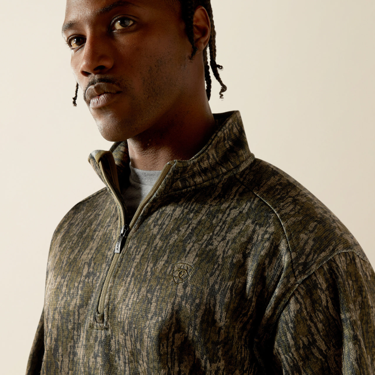 Caldwell Logo 1/4 Zip Sweater