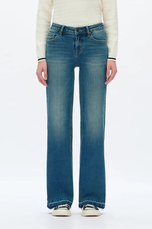 Bayeas Low Rise Wide Leg Jean