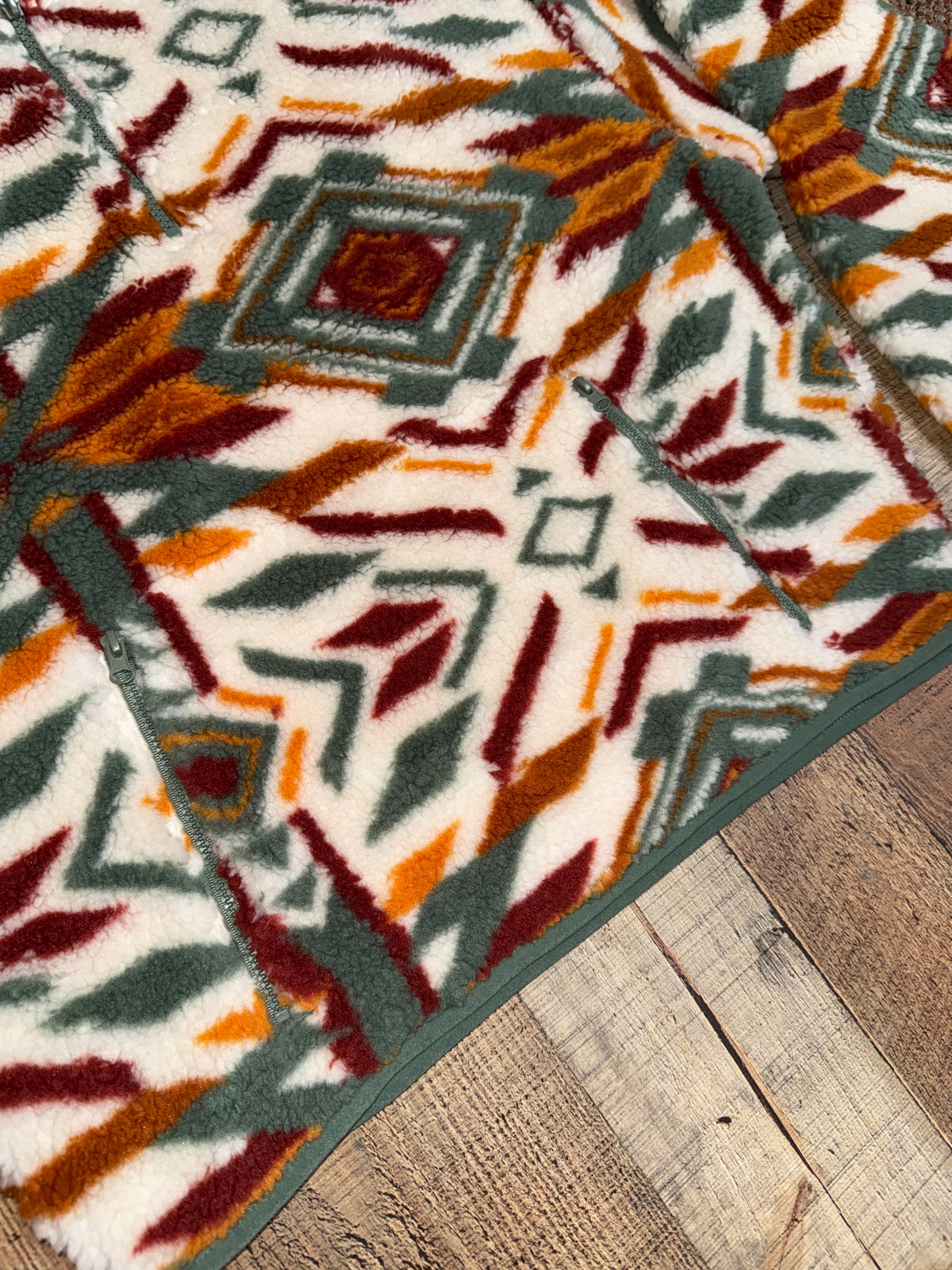 Rock & Roll Denim Aztec Sherpa