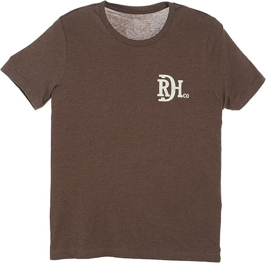 Red Dirt Hat Company Co Brown Buffalo Chip Tee