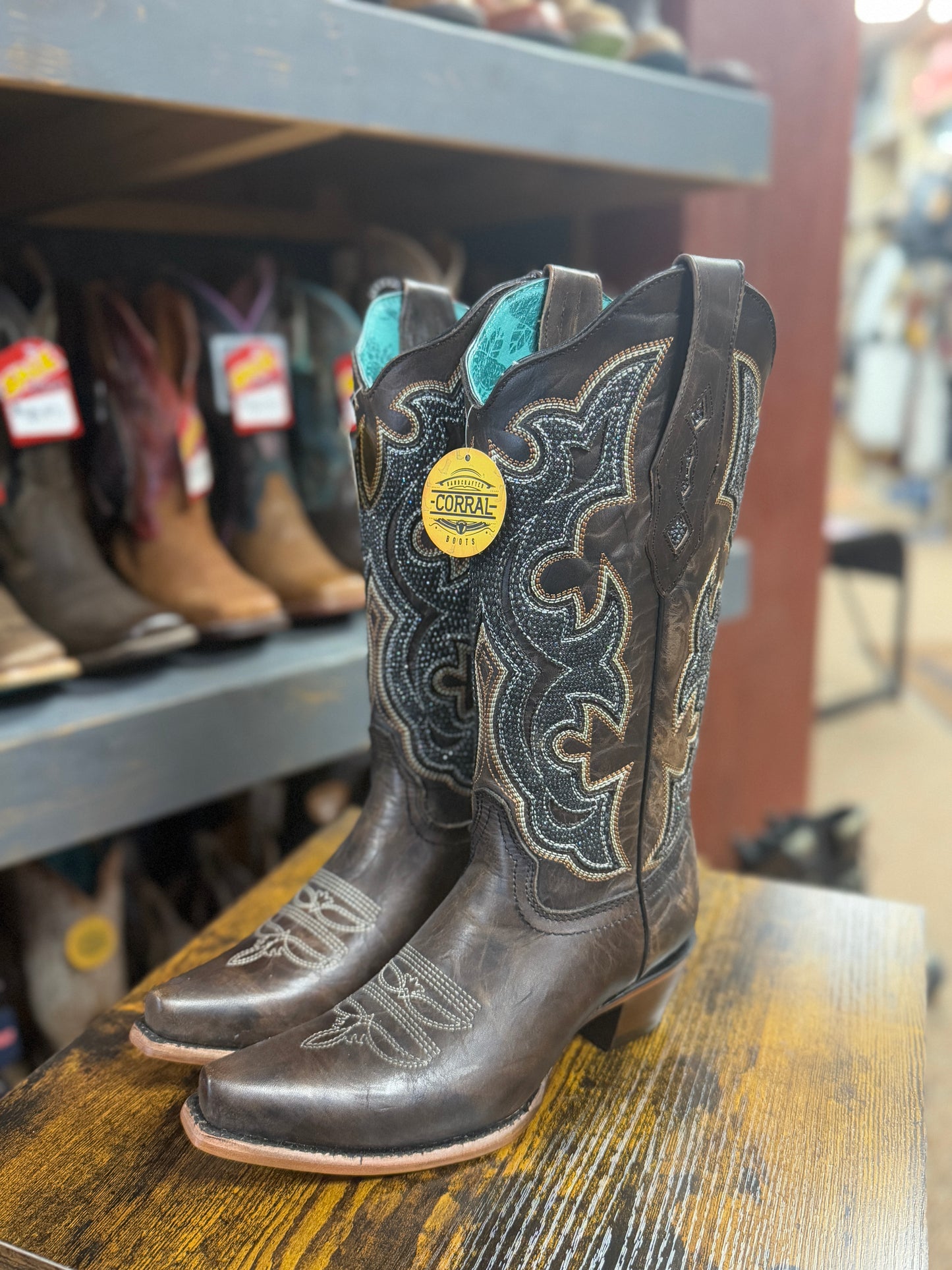 Corral Embroidery Overlay Women's Boots