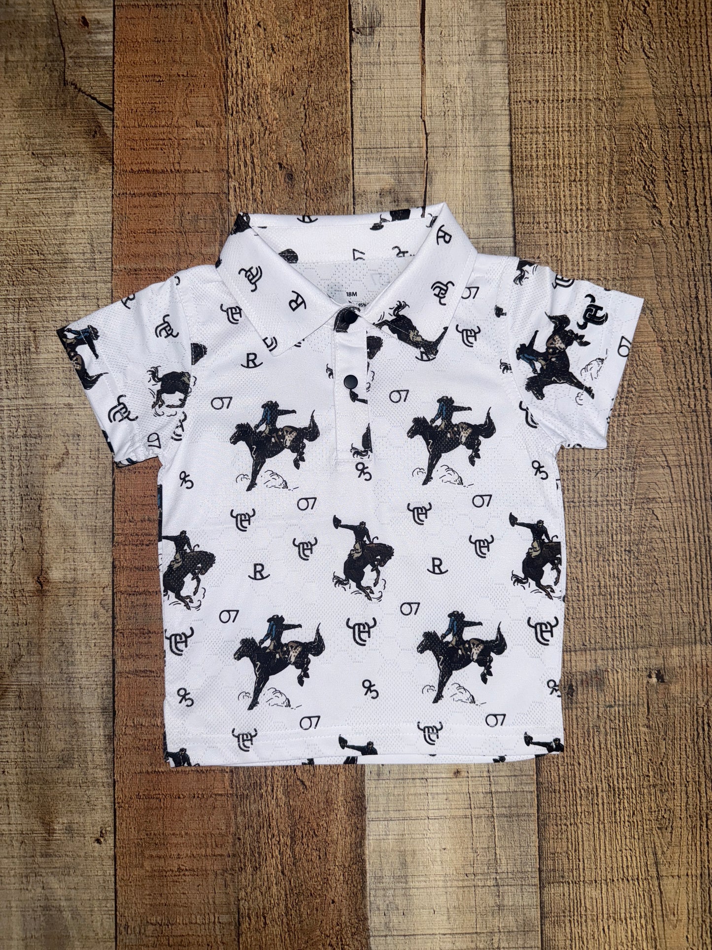 Cowboy Hardware Infant/Toddler Bronc Golf Shirt