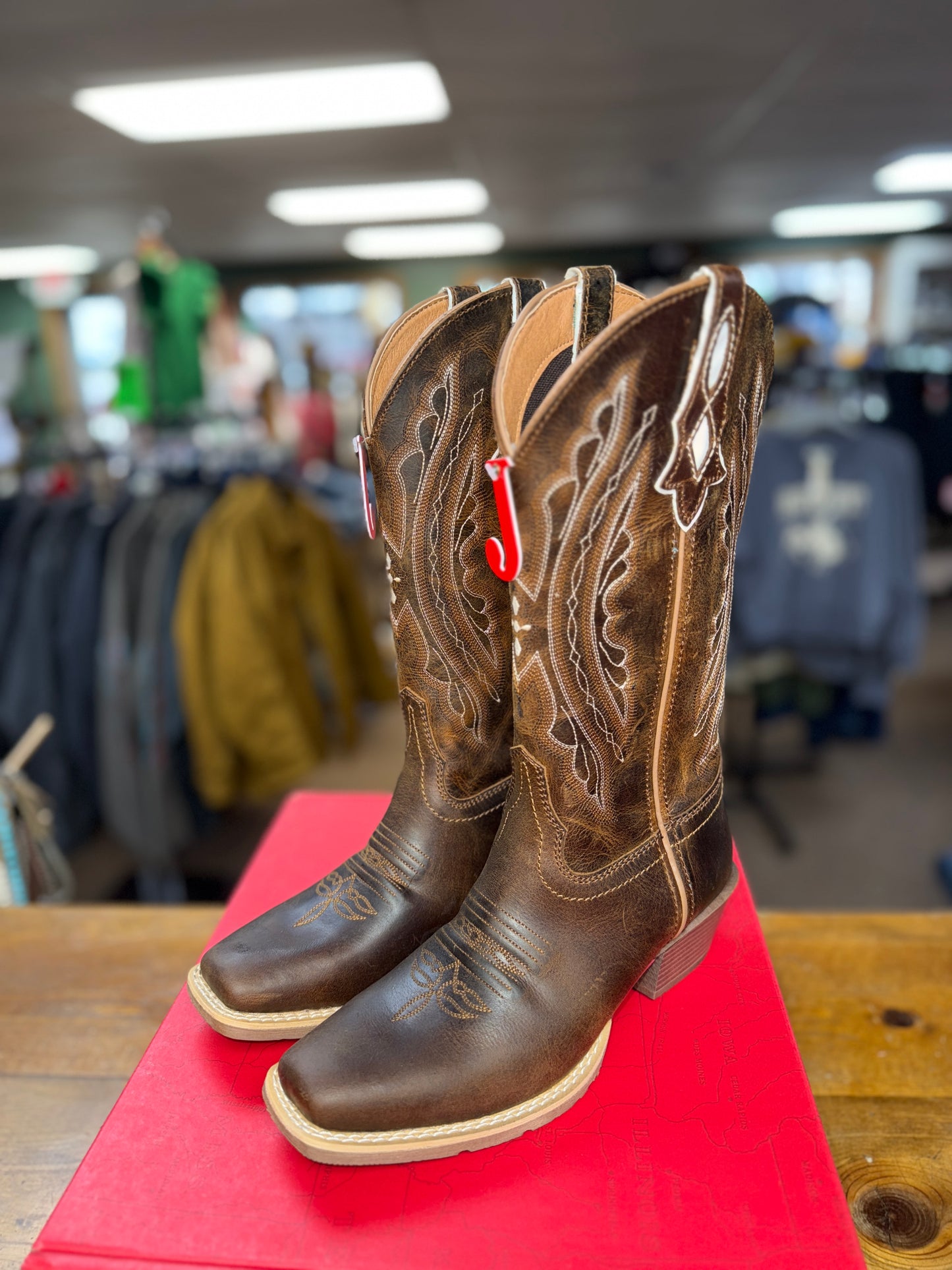 Women's Justin Rein Waxy Buffalo Boot