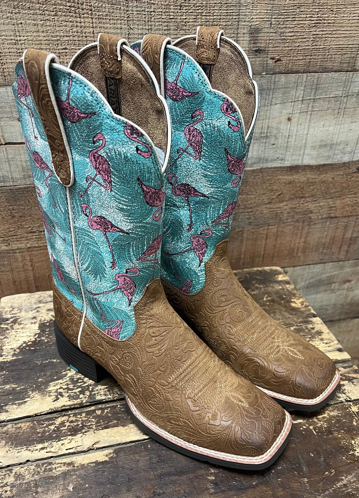 Ariat Flamingo Tops SQ Toe