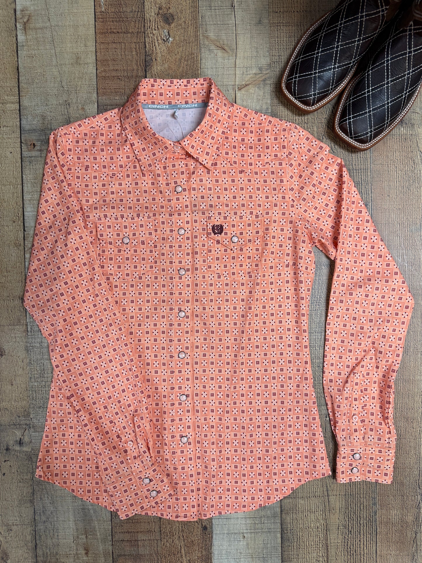Women's Cinch Long Sleeve Pearl Snap