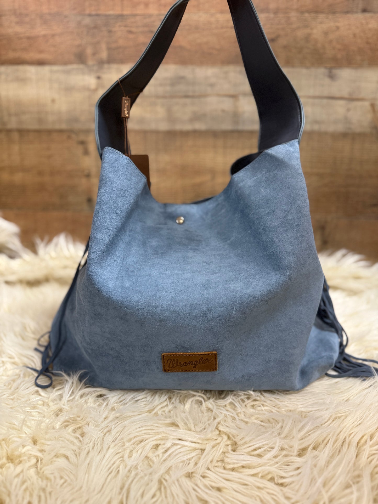 Wrangler Fringe Floral Boho Tote