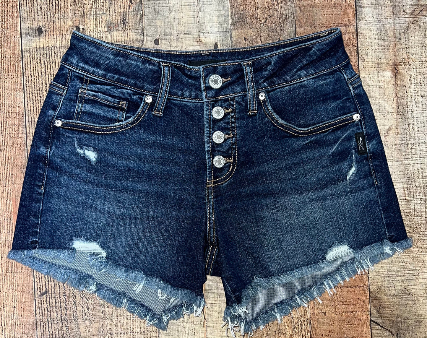 Silver Jeans Boyfriend Short Mid Rise