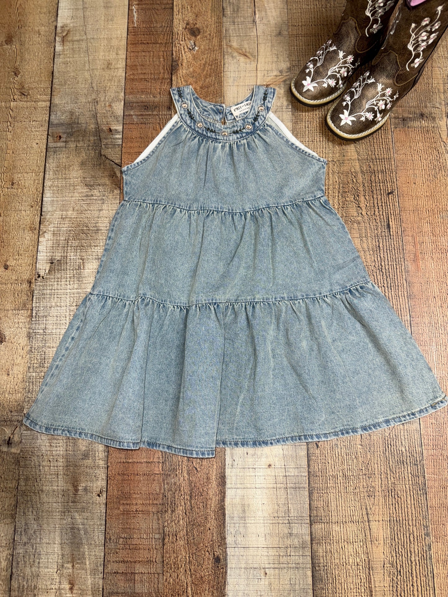 Girl's Embroidered Dress