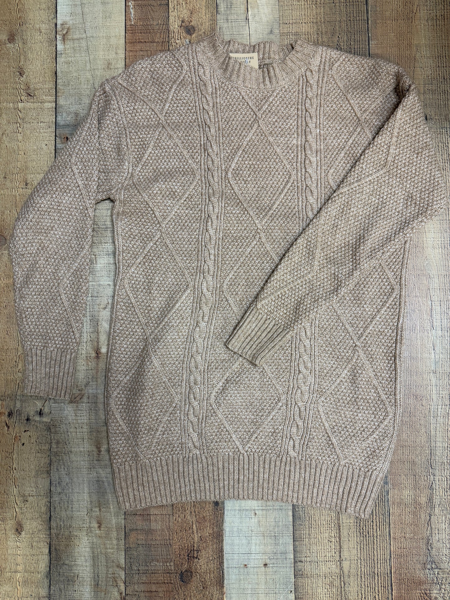 Women's Beige Sweater Dress