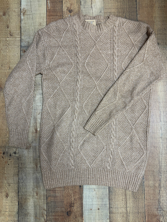 Women's Beige Sweater Dress