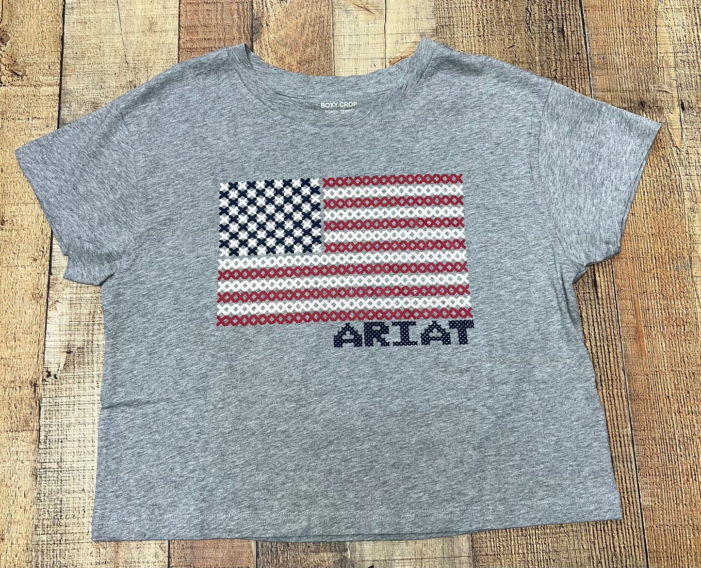 Ariat Flag Crop Top