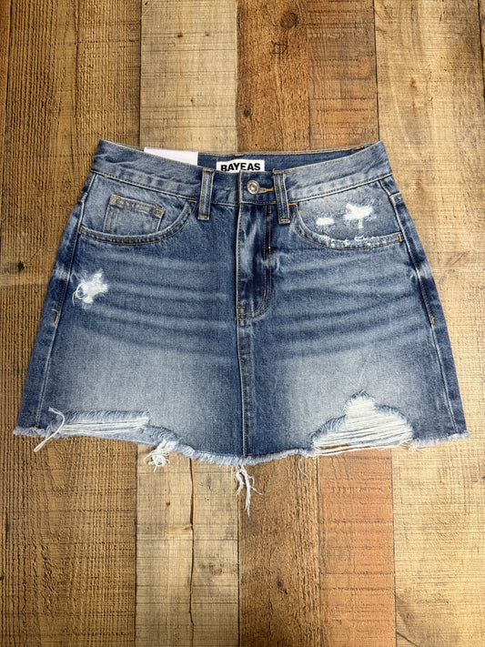 Bayeas Denim Mini Skirt
