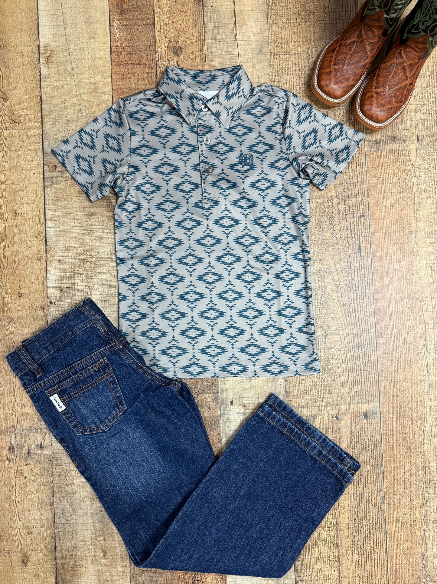 Boy's Aztec Polo