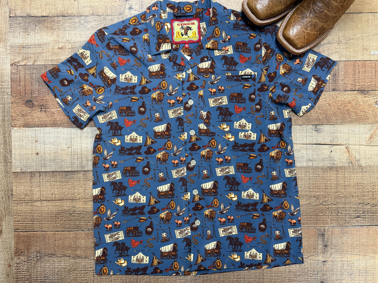 Cinch Short sleeve Lonesome Dove Button-Up