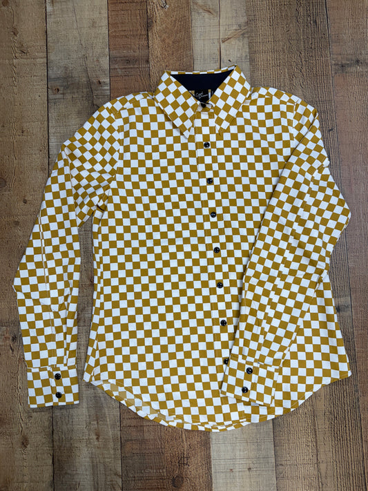 Women's Cruel Denim Checkered Button Up