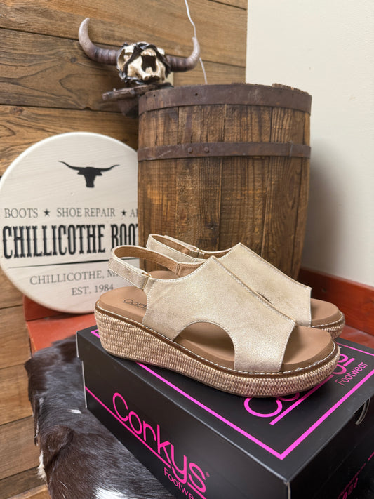 Corkys Volta Wedge Heel